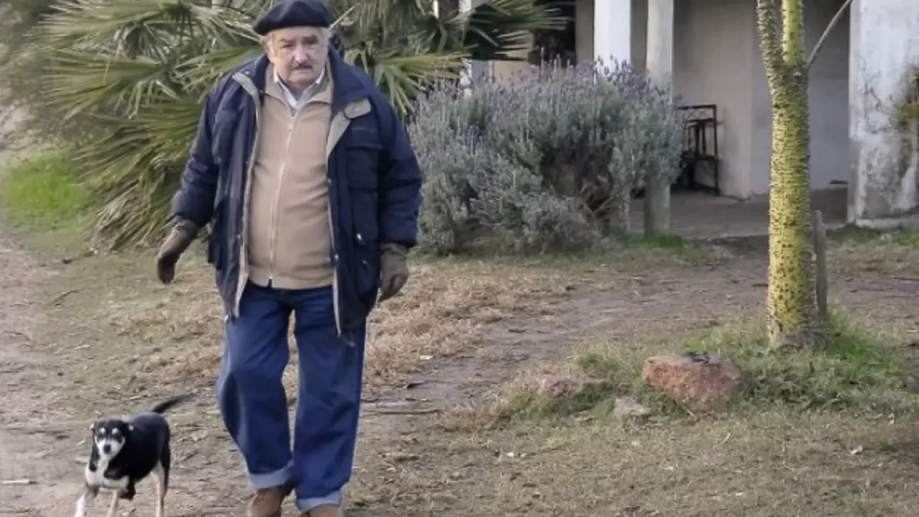 Pepe Mujica em seu sítio