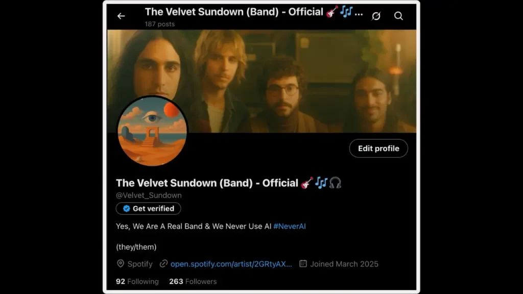 THE VELVET SUNDOWN - STREAMING DE MÚSICA