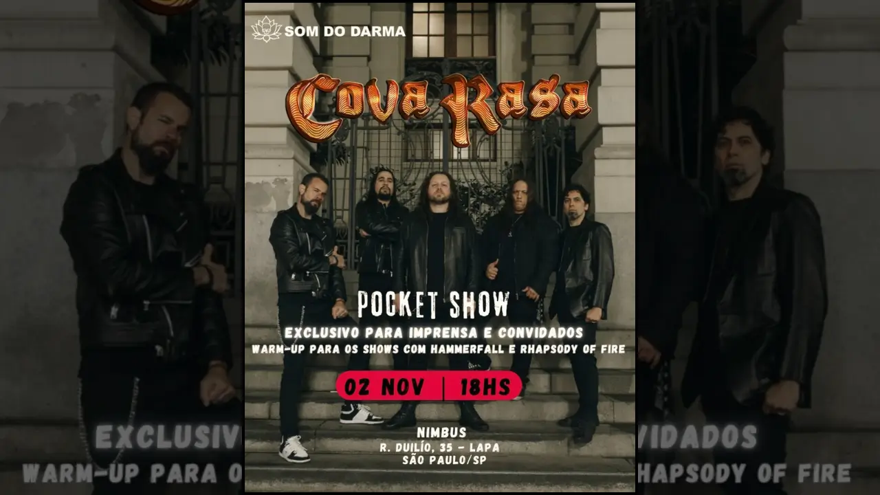 POCKET SHOW DA BANDA COVA RASA - SOM DO DARMA