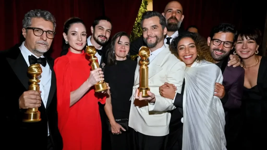 O Agente Secreto Oscar 2026 - Elenco na premiação do Globo de Ouro 2026
