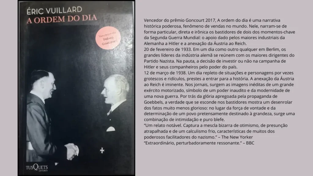 A ORDEM DO DIA - 9788542216912