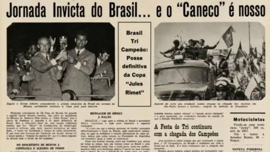 Brasil Tri Campeão - Seleção brasileira 1970