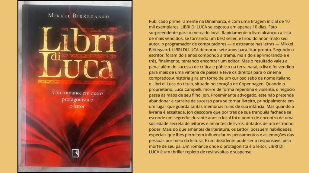 LIBRI DI LUCA - 9788501084705