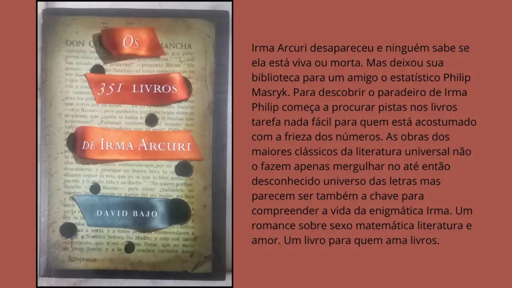 OS 351 LIVROS DE IRMA ARCURI - 9788520920848