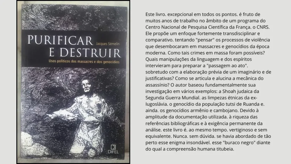 PURIFICAR E DESTRUIR - 9788574321004