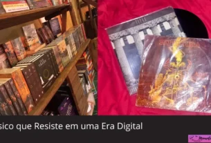 livros impressos - discos de vinil