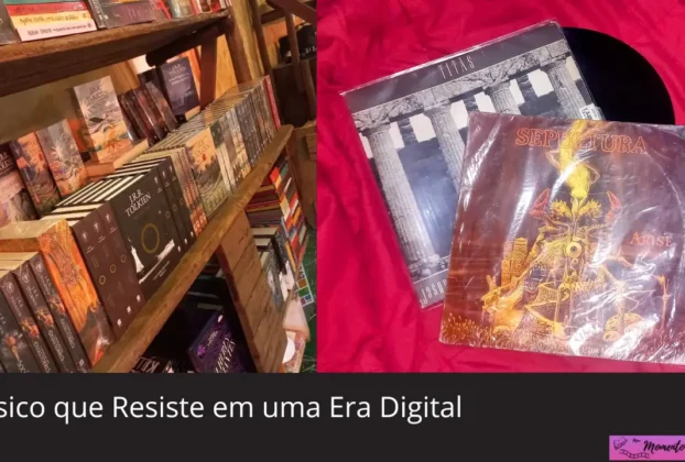 livros impressos - discos de vinil
